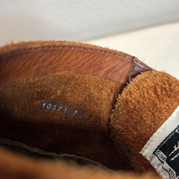 Frye Men’s Leather Duck Boots - Size 9.5D - Two-Tone Brown & Navy - Picture 12 of 13